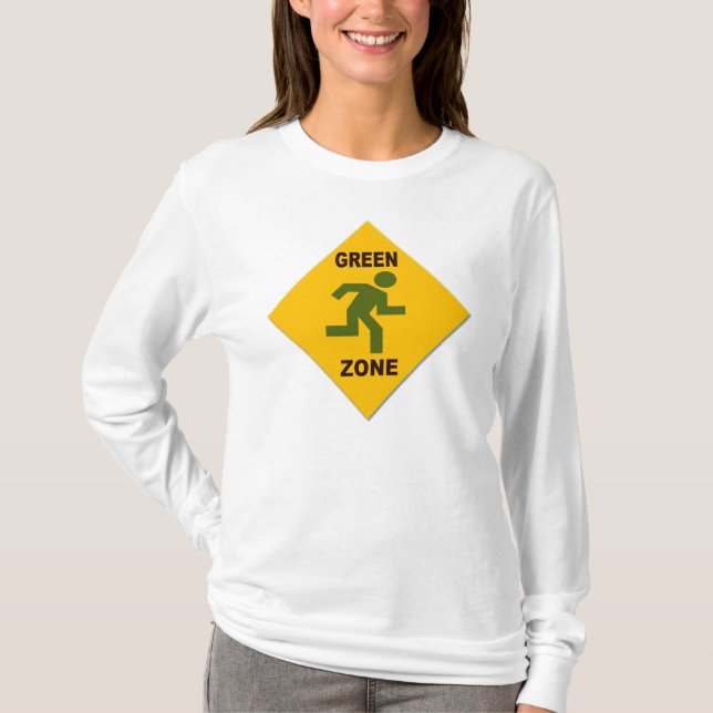 Camiseta Moletom Feminino Green Zone (Frente)