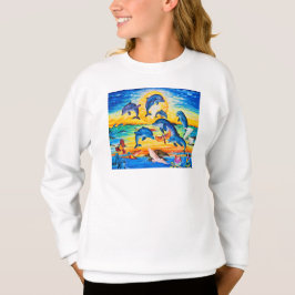 Camiseta Moletom Infantil Feminino Hanes ComfortBlend®