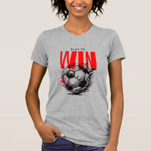 Camiseta Moletom Play to Win Elite Soccer - Motivacional