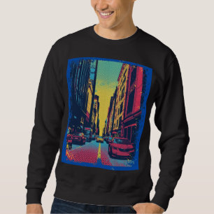 Camiseta Moletom Vibrações da Cidade Pop Art
