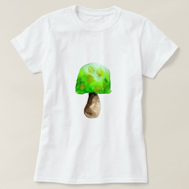 Camiseta Molho-d-água-cor-de-água-verde (Frente do Design)