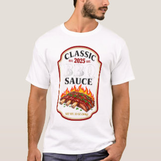 Camiseta Molho de Churrasco Design de Família no Halloween