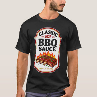 Camiseta Molho de Churrasco Design de Família no Halloween