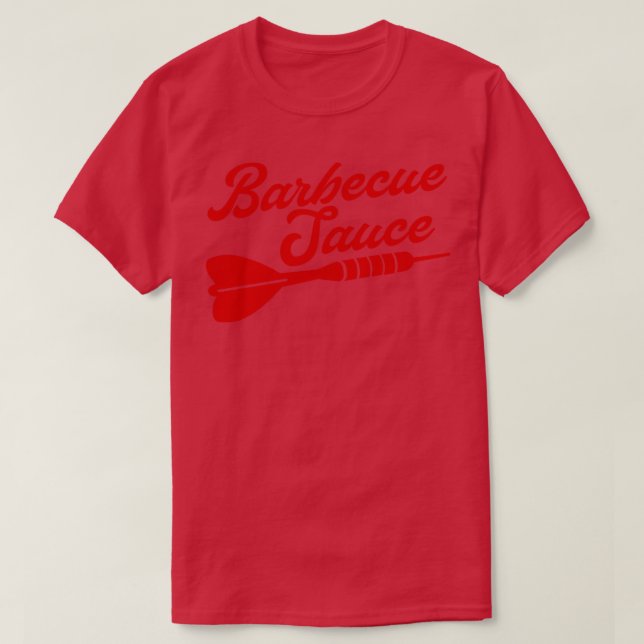 Camiseta Molho de churrasco vermelho (Frente do Design)