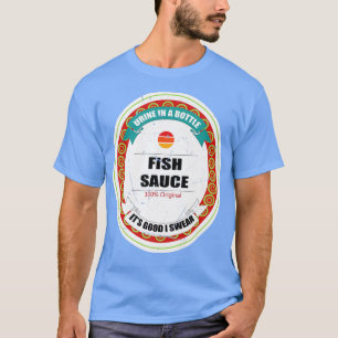Camiseta Molho De Peixe Engraçado Japonês Sushi Condimento