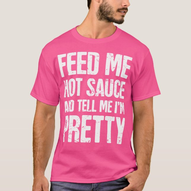 Camiseta Molho de Pimenta Bonito, , com Comida picante quen (Frente)