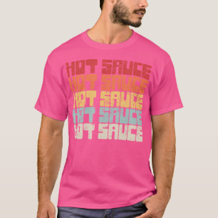 Camiseta Molho De Pimenta Habanero Chili, Comida De Retro Q