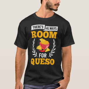 Camiseta Molho de Queijo Salsa de Queijo Chips Mexicanos Ch