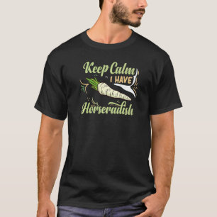 Camiseta Molho de Rábano Cremoso Receita de Planta Raiz Fre