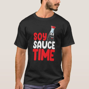 Camiseta Molho de Soja Tempo Mulheres Molho Ama Foodie 1