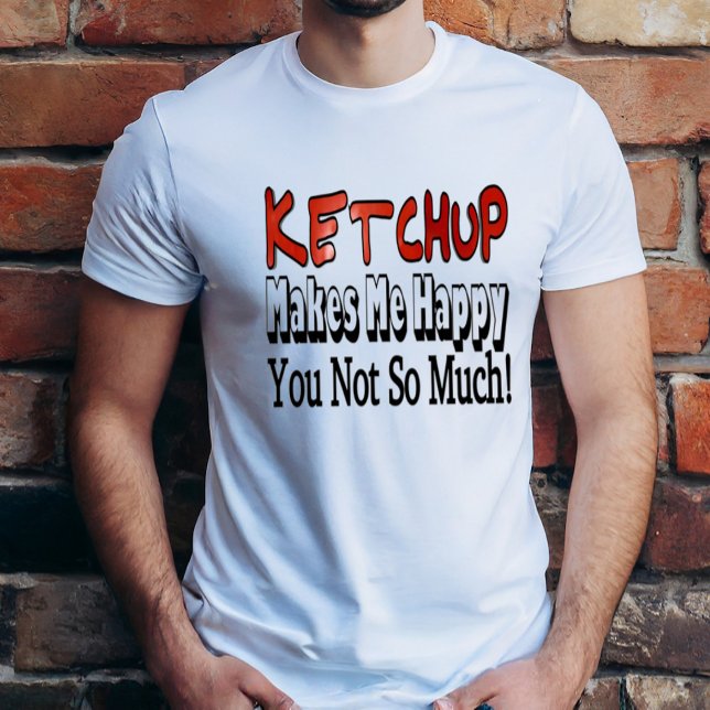 Camiseta Molho de Tomate Feliz (Criador carregado)