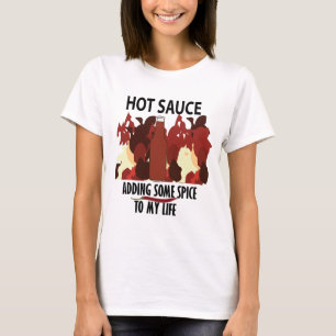 Camiseta Molho Picante Ketchup Fogo Pimenta Vermelha