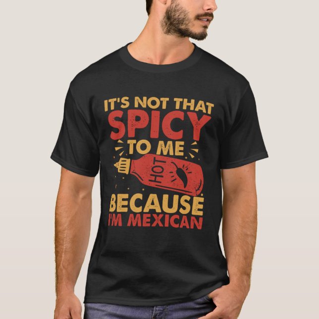 Camiseta Molho Quente de Chili Porque eu sou Pimenta Mexica (Frente)