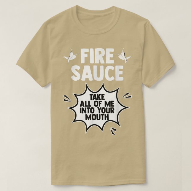 Camiseta Molho Quente De Taco Leva-Me A Mente (Frente do Design)