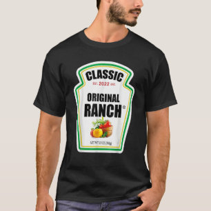 Camiseta Molho Ranch Salada Verde Vestido de Halloween