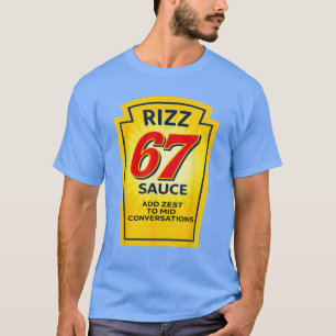Camiseta Molho Rizz 67 Paródia Six Seven Engraçado Tendênci