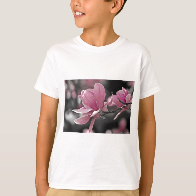 Camiseta Molho Rosa Japonês Magnolia (Frente)