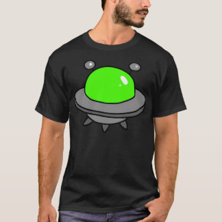 Camiseta Molho Voador De Ufo Verde