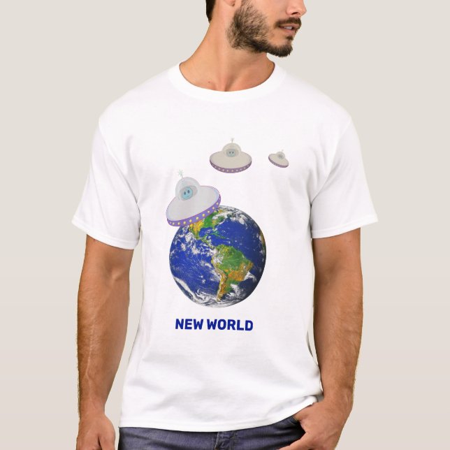 Camiseta Molhos voadores em todo o mundo (Frente)