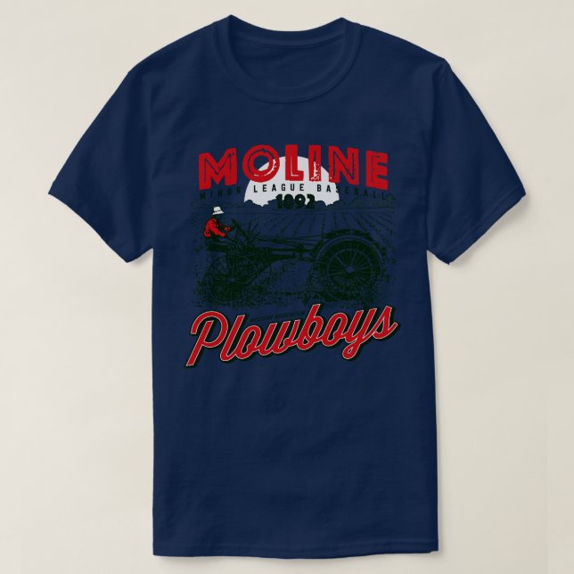 Camiseta Moline Plowboys (Frente do Design)