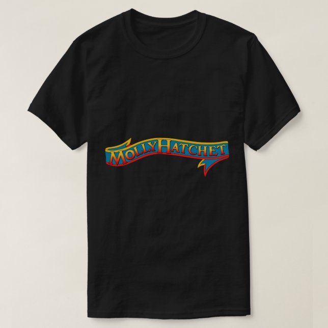 Camiseta Molly Hatchet Logotipo Clássico T-Shirt (Frente do Design)
