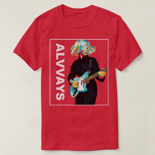 Camiseta Molly Rankin Alvays No Estilo De Arte Wpap TS-hirt (Frente do Design)