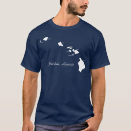 Camiseta Molokai Hawaii Com Ilhas Havaianas