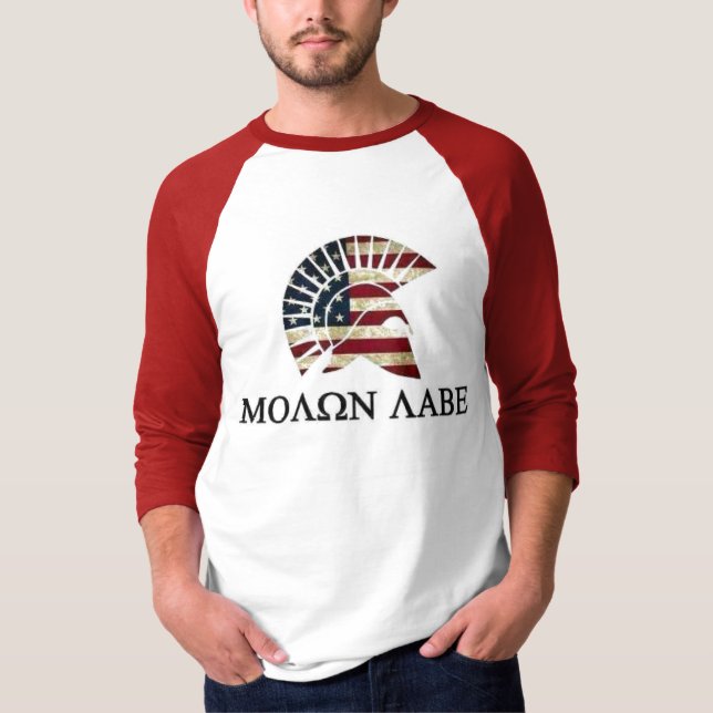 CAMISETA MOLON LABE (Frente)