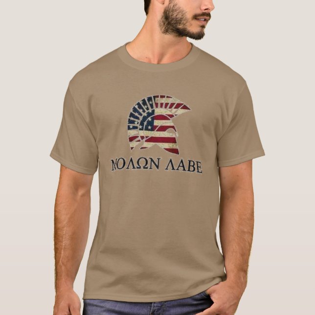 CAMISETA MOLON LABE (Frente)