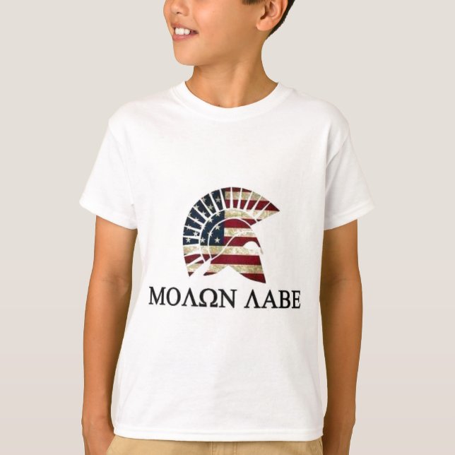 CAMISETA MOLON LABE (Frente)