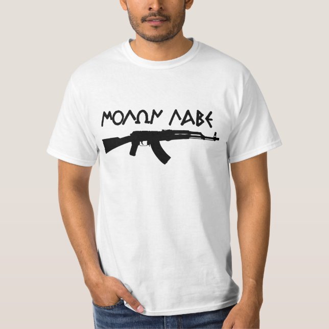 Camiseta Molon Labe AK47 (Frente)
