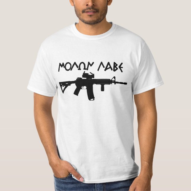 Camiseta Molon Labe AR15 (Frente)