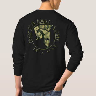 Camiseta Molon Labe Capacete Espartano Camuflagem Militar M