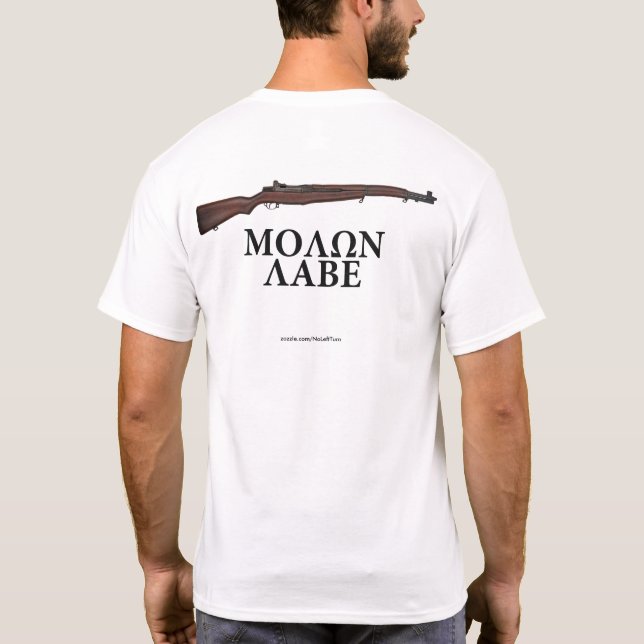 Camiseta Molon Labe T-Shirt (Verso)