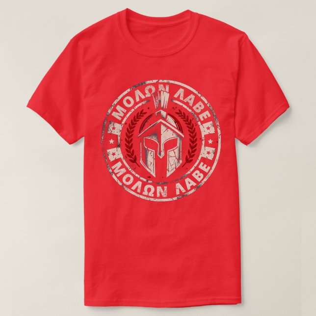 Camiseta Molon Labe Venha Tomar Spartan (Frente do Design)