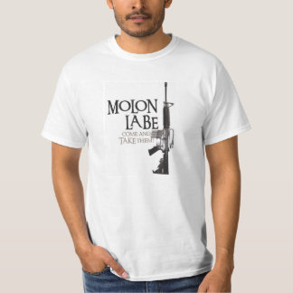 Camiseta Molon Labe - vindo e toma-os