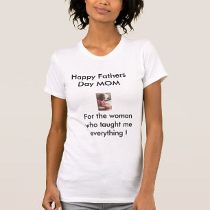 Camiseta mom1, MAMÃ feliz do dia dos pais, para a mulher