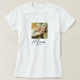 Camiseta Mom Established Script Photo T-Shirt