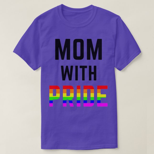 Camiseta Mom for LGBT Pride (Frente do Design)