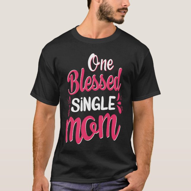 Camiseta Mom  Fun Quote Sayings Floral Graphic Plus Size  1 (Frente)