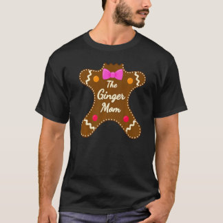 Camiseta Mom Ginger Gingerbread Family Matching Christmas C