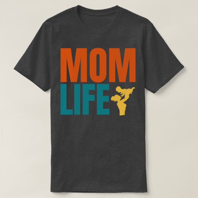 CAMISETA MOM LIFE (Frente do Design)