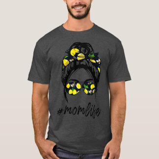 Camiseta Mom Life s for women yellow lemon Sunglasses & Ban