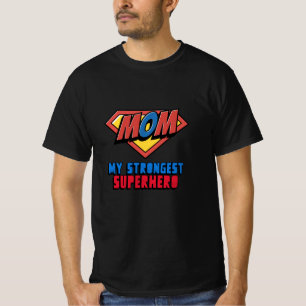 Camiseta MOM Meu Super-Herói Mais Forte