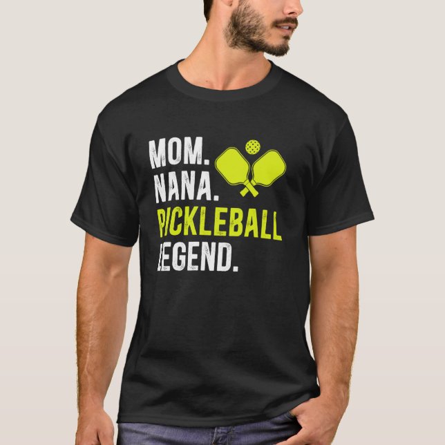 Camiseta Mom Nana Pickleball Nana Pickleball Player Nana Gr (Frente)