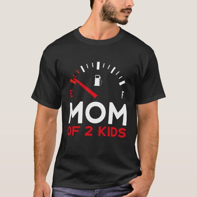 Camiseta Mom of 2 Children Mother's Day (Frente)