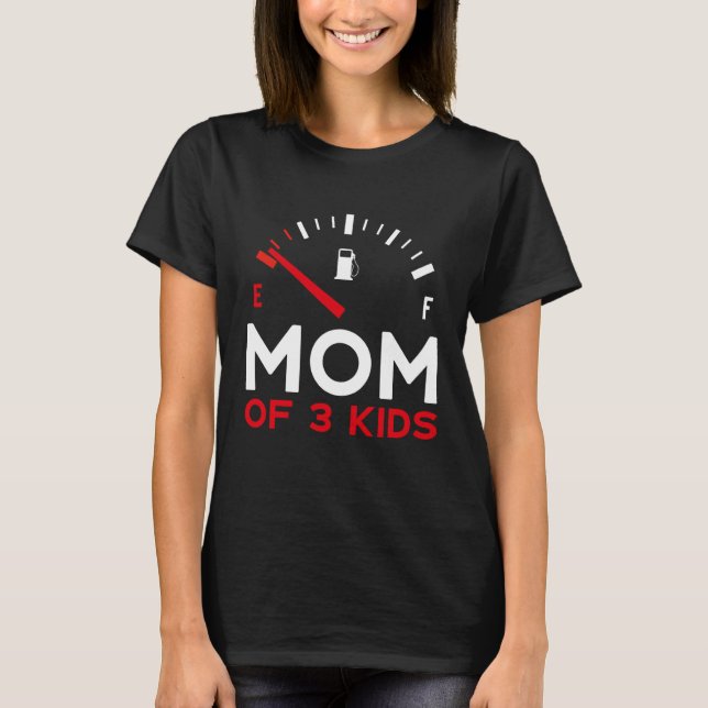 Camiseta Mom of 3 Children Mother's Day (Frente)