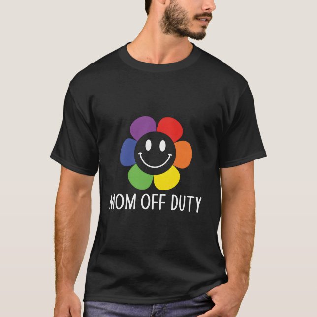 Camiseta Mom Off Duty Mother Mother'S Day Mommy Parents Vac (Frente)