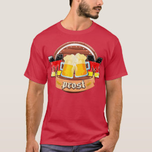 Camiseta Mom Prost Funny Dog Paw Oktoberfest Germany Beer