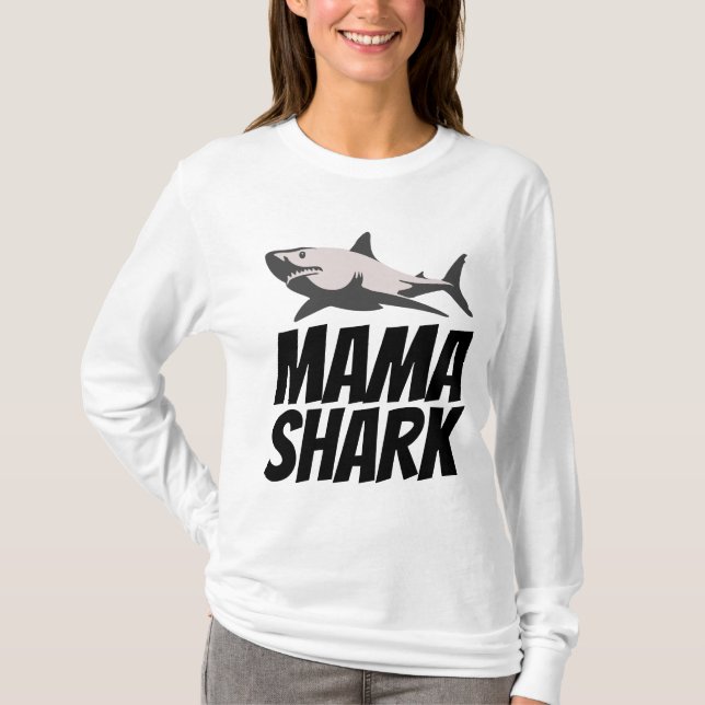 Camiseta MOM SHARK T-Shirts (Frente)